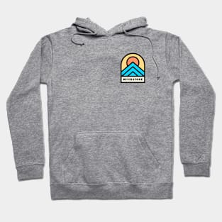 Revelstoke BC Retro Badge Hoodie